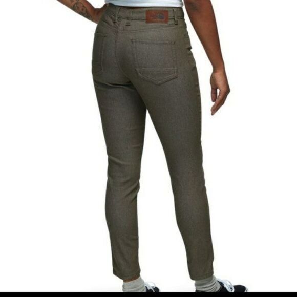 NWT The North Face Slim Fit Tungsted Jeans New Taupe Green - Picture 2 of 10